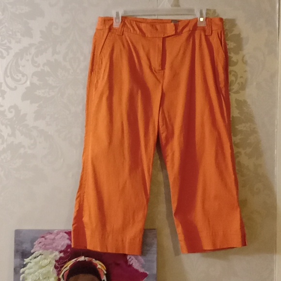Larry Levine Pants - Larry Levine Stretch Cropped Pants 8